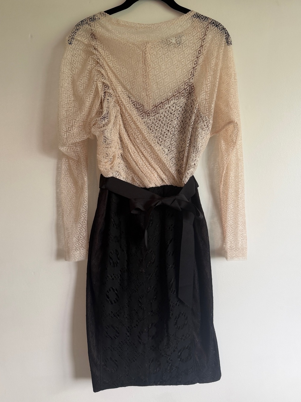 Anthropologie Byron Lars Draped Lace Dress